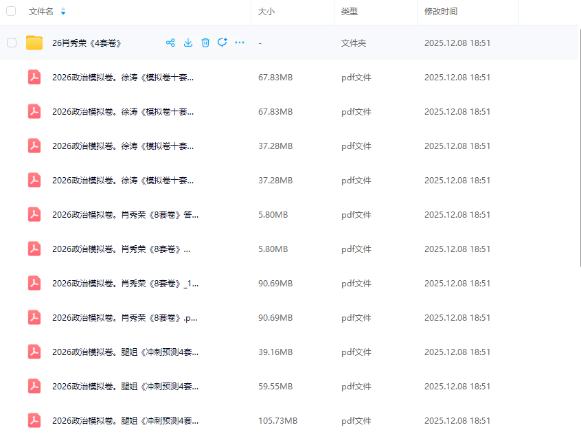 2026考研政治各种冲刺卷电子版pdf下载(图5) 2026考研政治各种冲刺卷电子版pdf下载(图5)